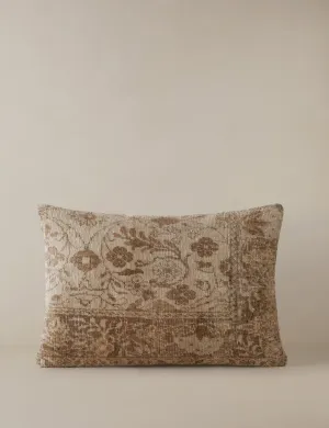 Vintage Lumbar Pillow No. 25. 16 x 24